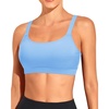 Tempt Me Women Sports Bra Swim Crop Tops Only(Light Blue)