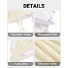 Tempt Me Women Beige Bandeau Bikini Set Strapless Two Piece Swimsuit Ribbed High Waisted Bathing Suits