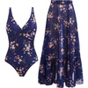 Navy Blue Floral